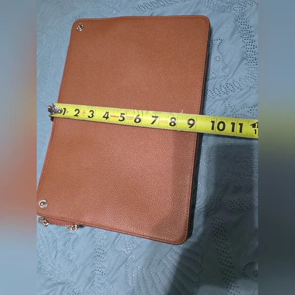 Kate Spade Brown Leather Ipad Pouch - Picture 4 of 6